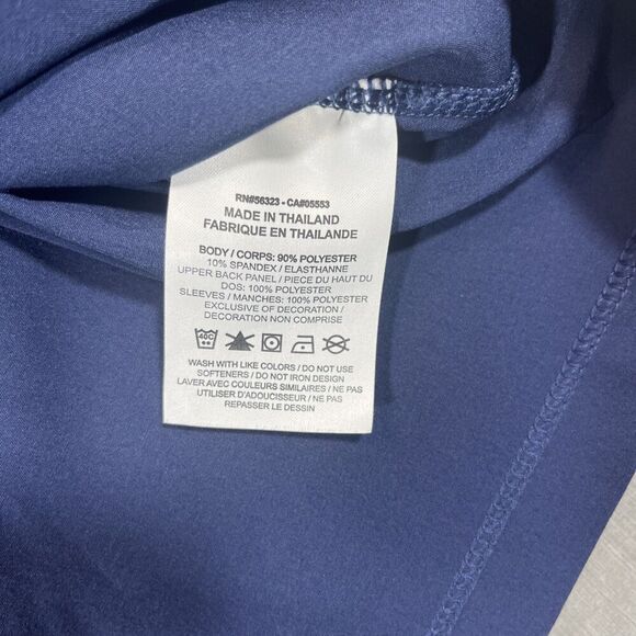 Nike Sweater Mens XL Quarter 1/4 Zip Navy Performance Dri-Fit Pullover Shirt - Picture 5 of 8